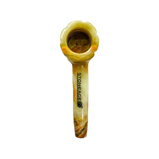 StoneAge | 4" Handmade Tobacco Smoking Pipe – Model: Bowl Design, Includes Gift Box_1