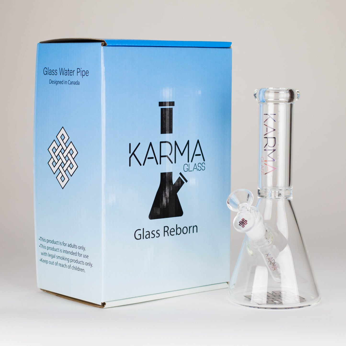 Karma | 9" Skinny Beaker Glass Bong_2