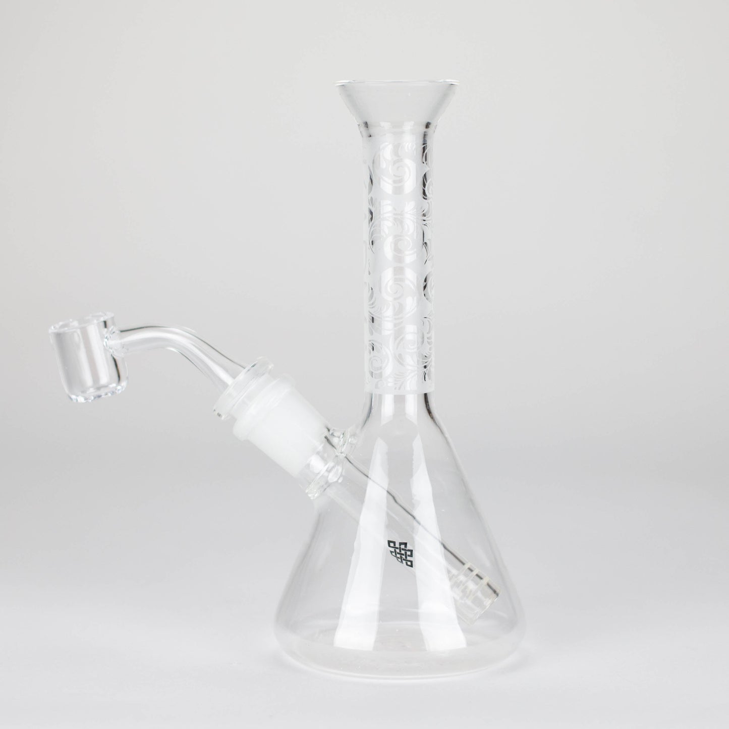 Karma | 7" Sandblasted Beaker Glass Dab Rig_3