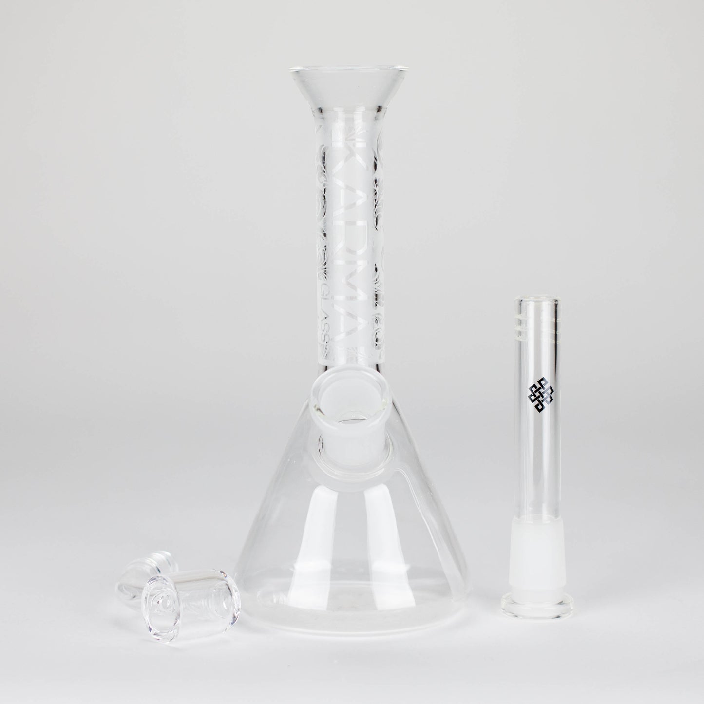 Karma | 7" Sandblasted Beaker Glass Dab Rig_9