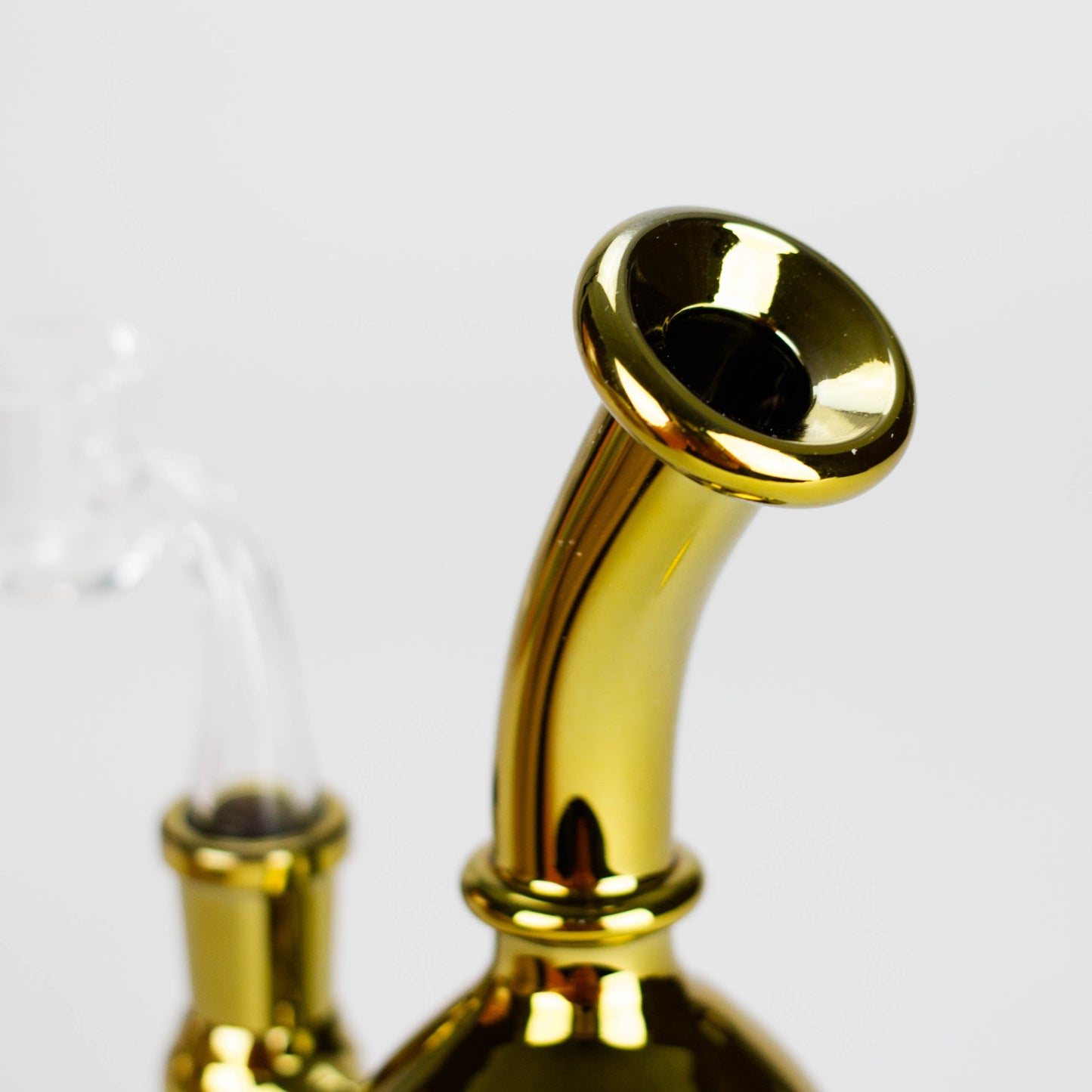 Karma | 6" Metallic Gold Kettle Glass Dab Rig_5