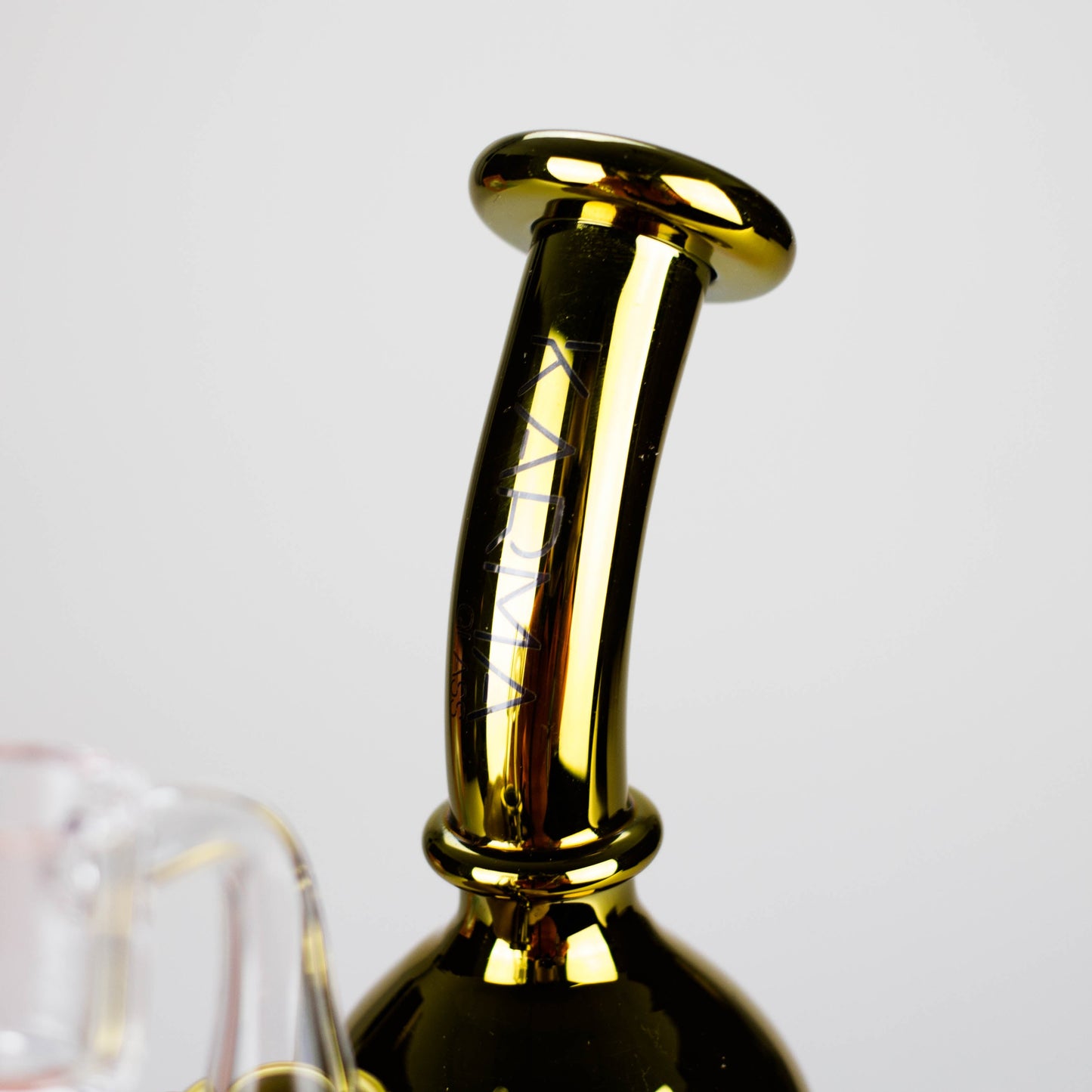 Karma | 6" Metallic Gold Kettle Glass Dab Rig_6