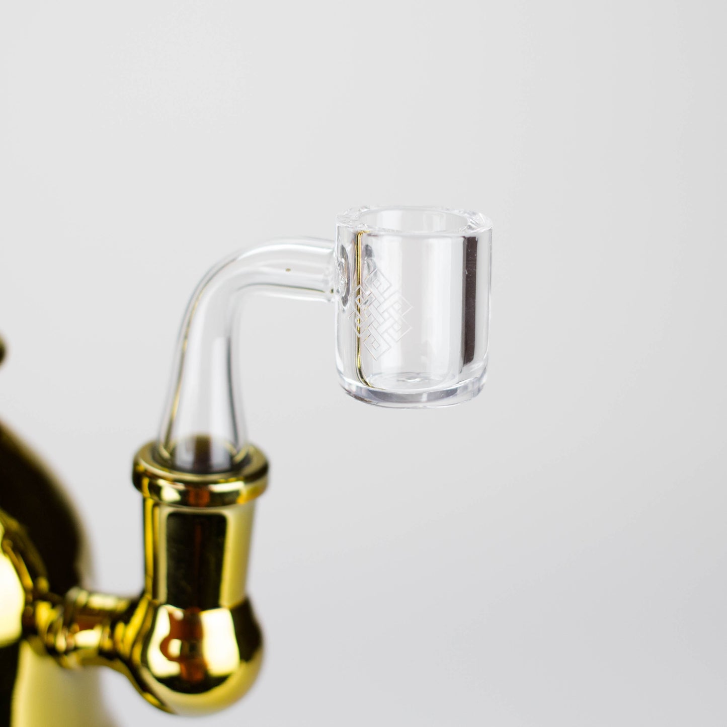Karma | 6" Metallic Gold Kettle Glass Dab Rig_7