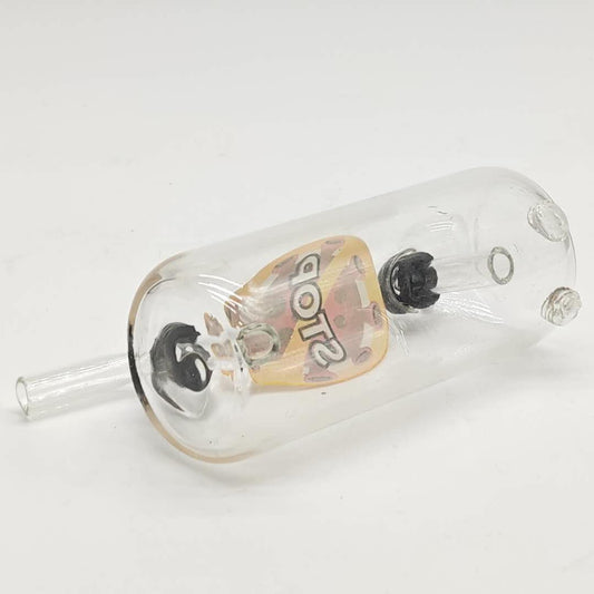 4.5" Tank Design Bubble Bong-Assorted Sticker_1
