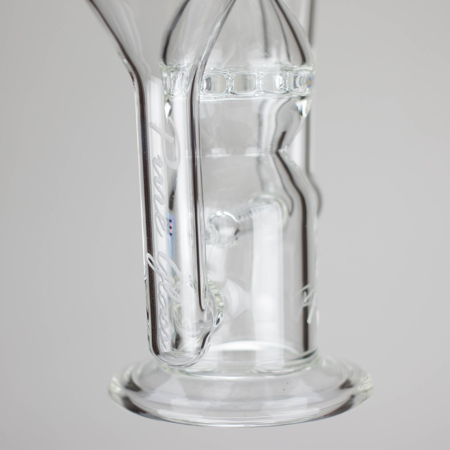 Pure Glass | 12" Infinity Recycler - Flower and Dab_9