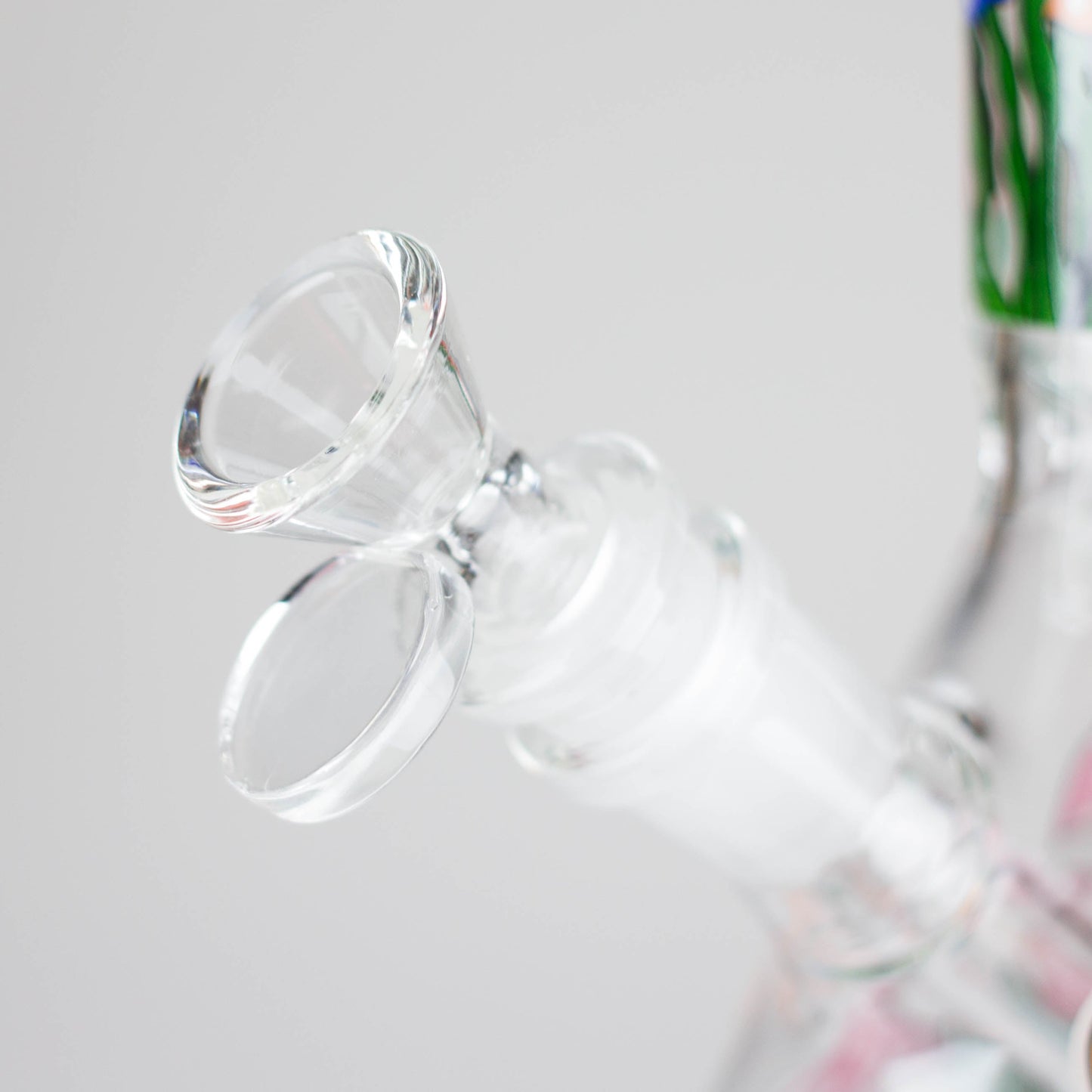 10" Glow in the dark Glass Bong With Mushroom Design_5