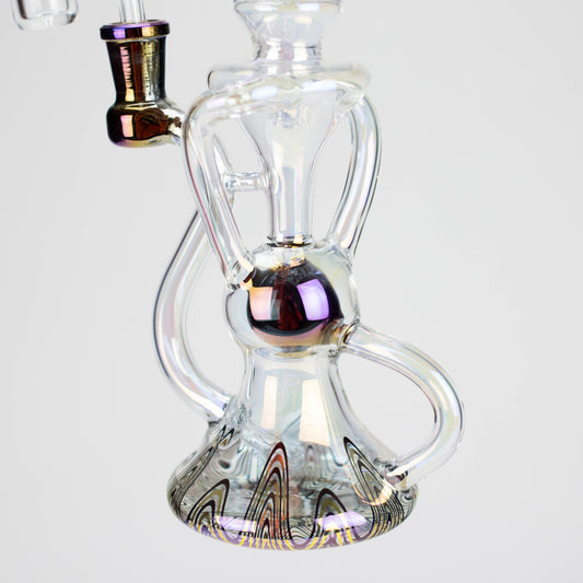 Trippy Glass | Recycler with Banger