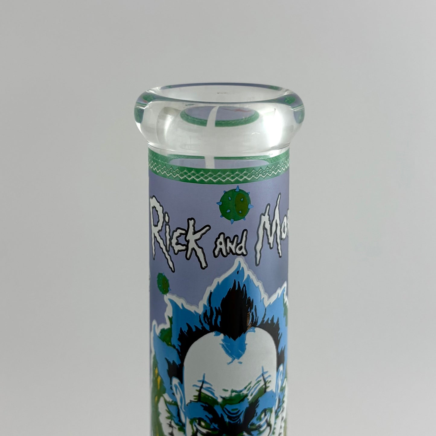 14" Glow in the Dark Cartoon Beaker Bong – 7mm Thick Borosilicate Glass