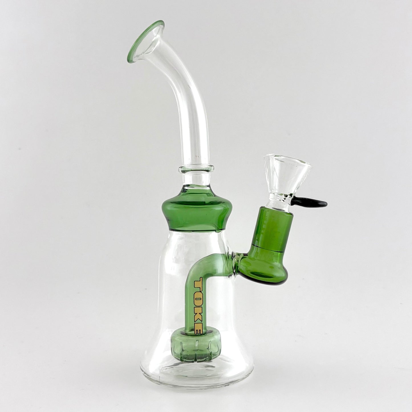 Toke | 8” Glass Dab Rig - Circ Perc