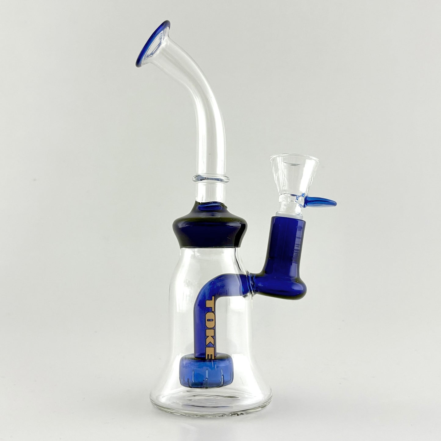 Toke | 8” Glass Dab Rig - Circ Perc