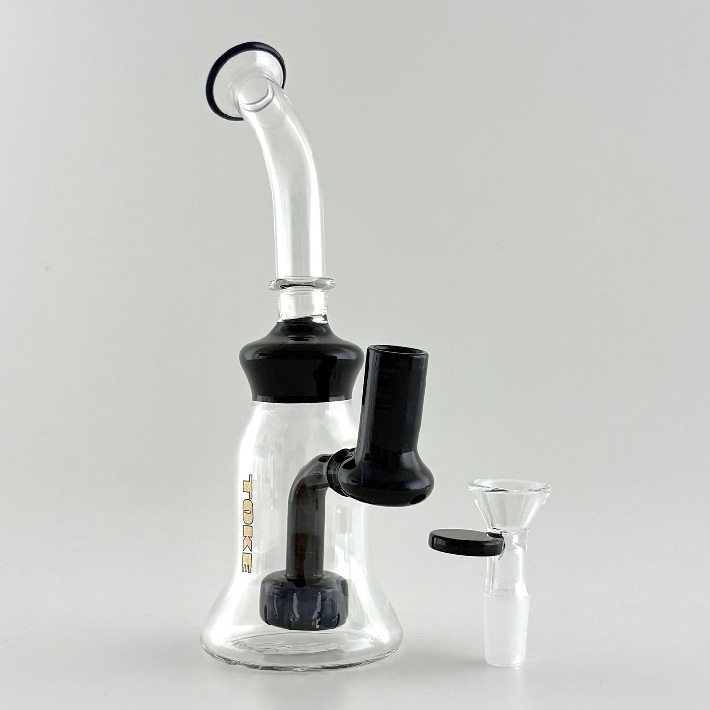 Toke | 8” Glass Dab Rig - Circ Perc