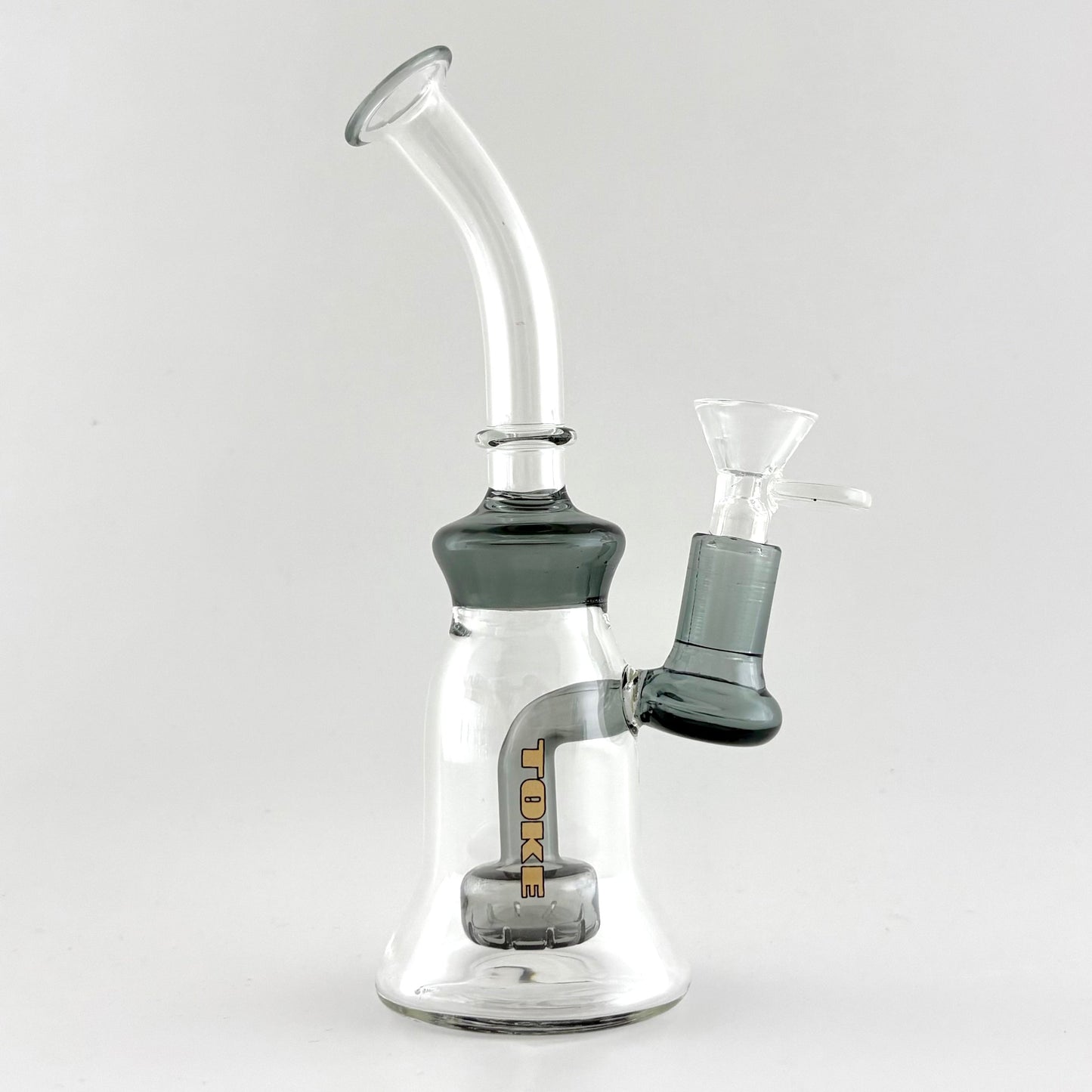 Toke | 8” Glass Dab Rig - Circ Perc