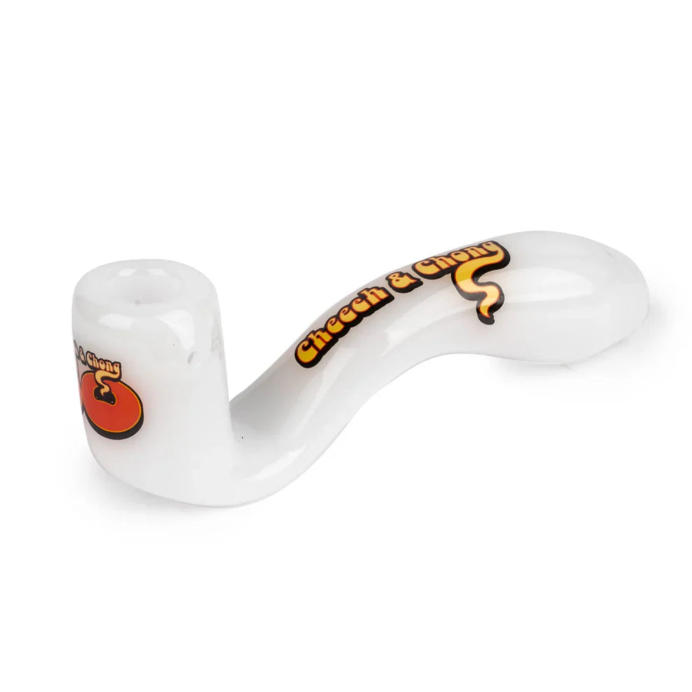 Cheech & Chong® Glass | 5" Clear Commemorative 50th Anniversary Sherlock in a Collectible Tin