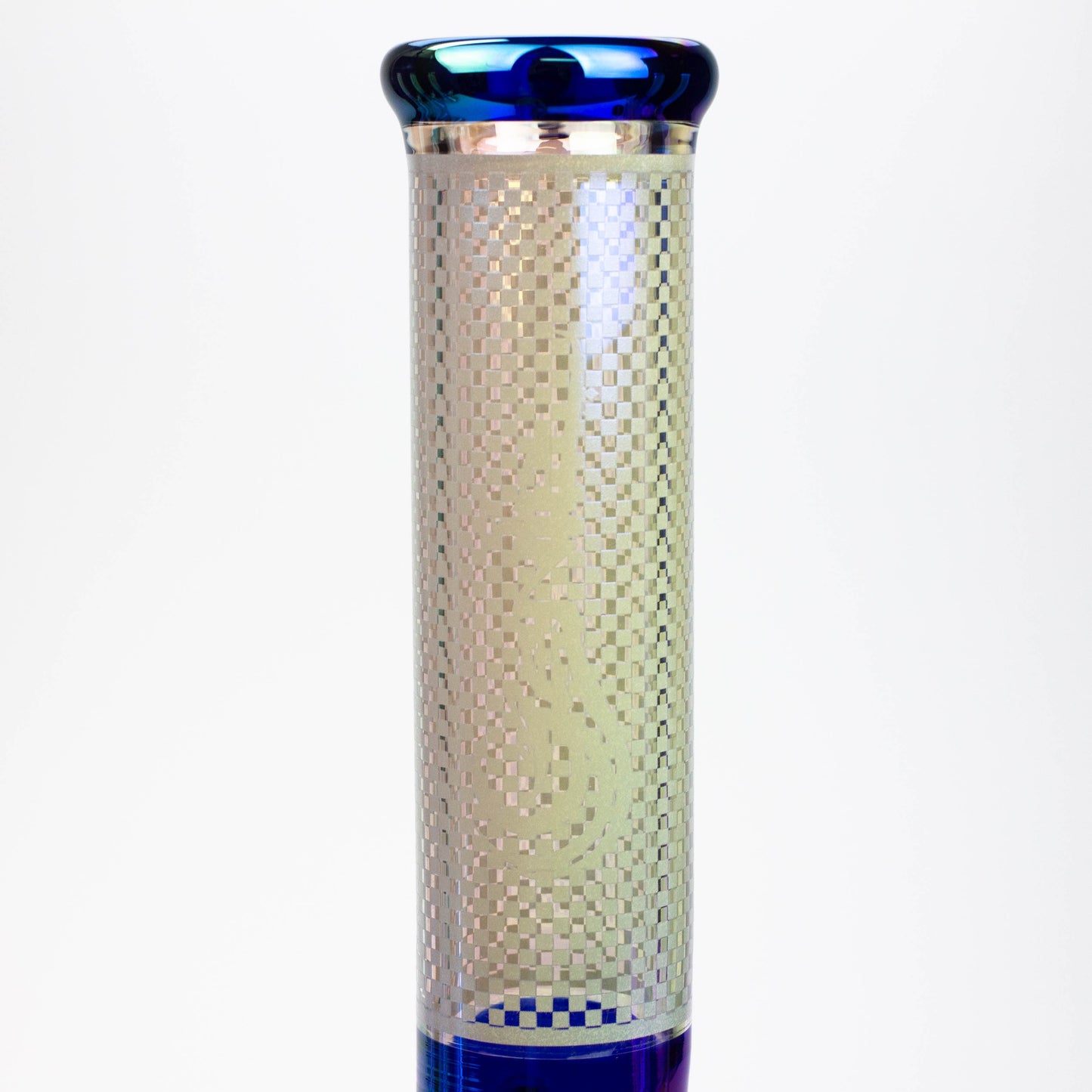 13" Genie electroplated glass beaker bong ( F11 )