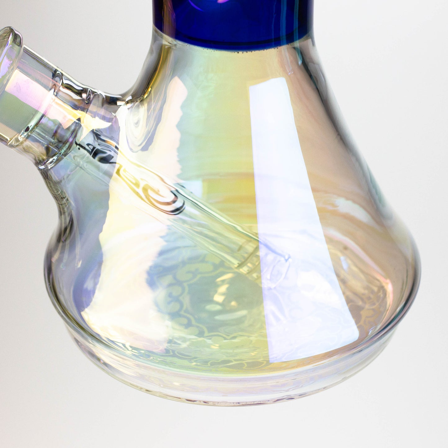 13" Genie electroplated glass beaker bong ( F11 )