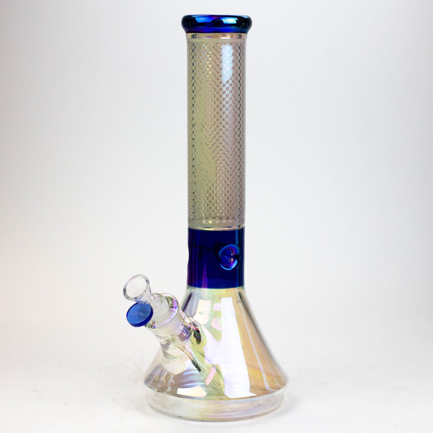 13" Genie electroplated glass beaker bong ( F11 )
