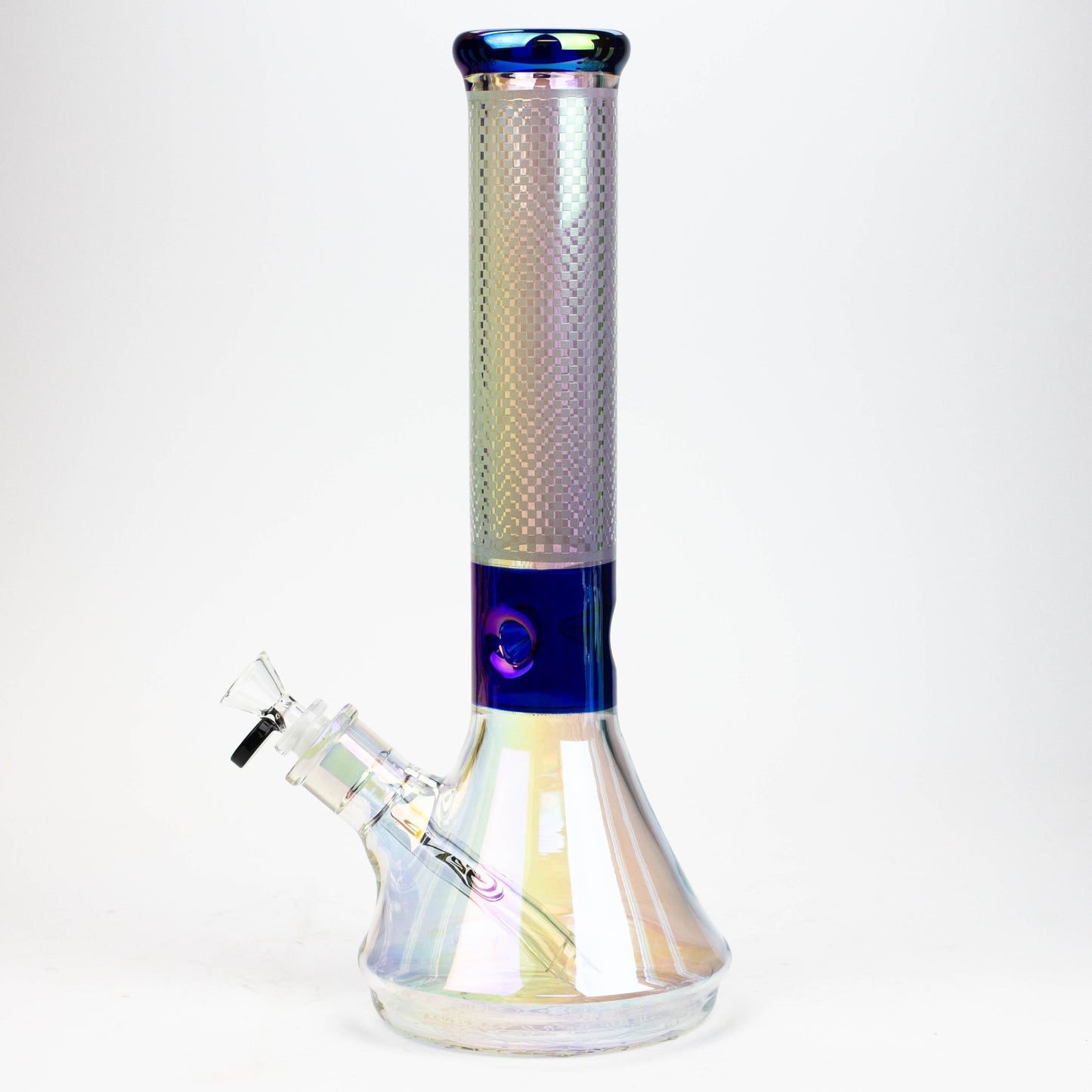 13" Genie electroplated glass beaker bong ( F11 )