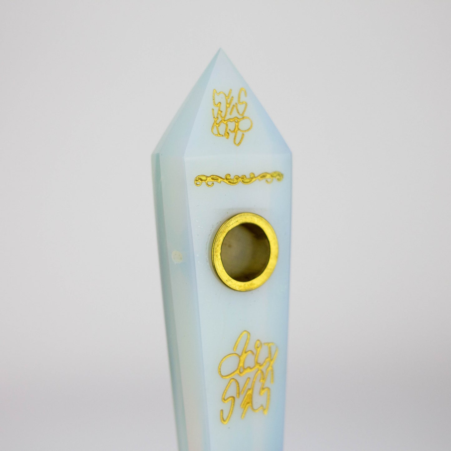 Acid Secs | Custom Golden Engraving Pipe with Choke_5