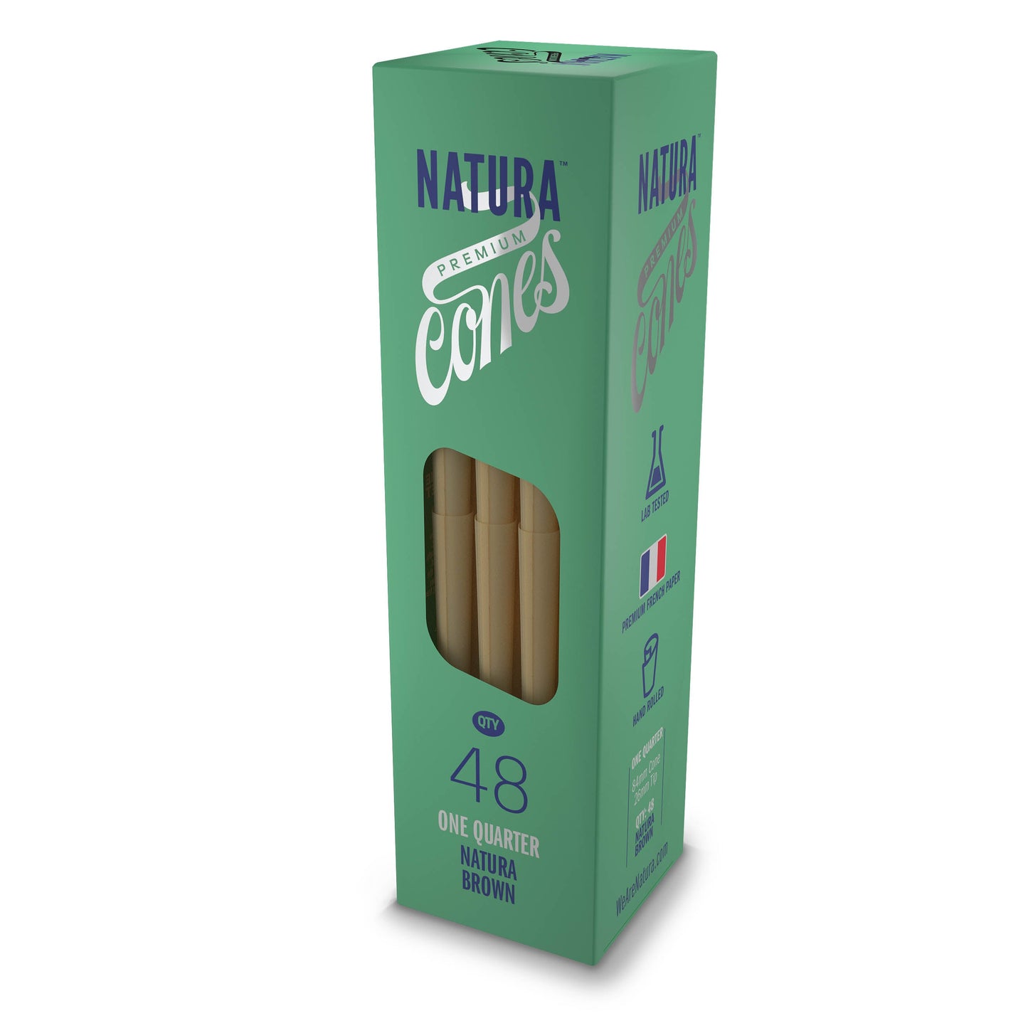 Natura – Unbleached Brown Pre-Rolled Paper Mini Tower_2