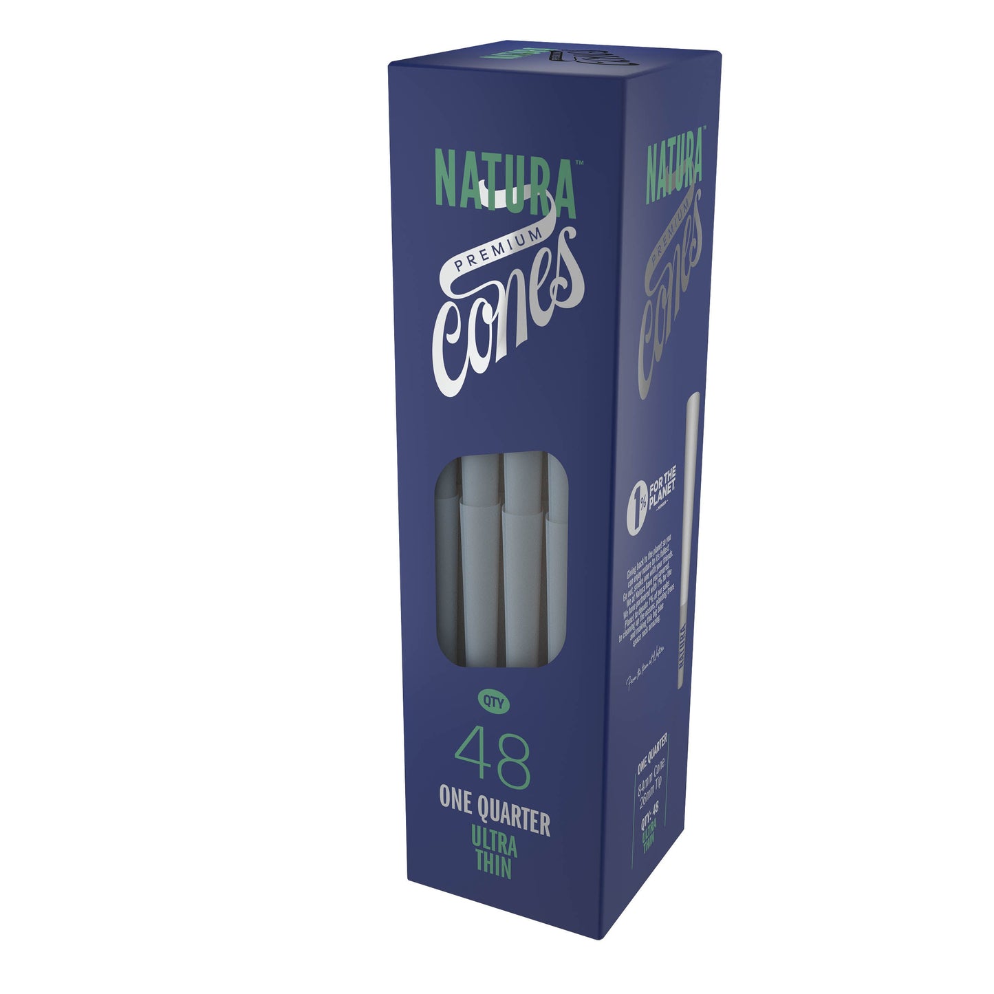 Natura – White Ultra Thin Pre-Rolled Paper Mini Tower_2