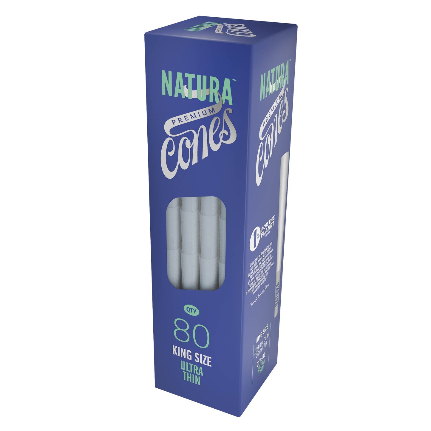 Natura – White Ultra Thin Pre-Rolled Paper Mini Tower_3