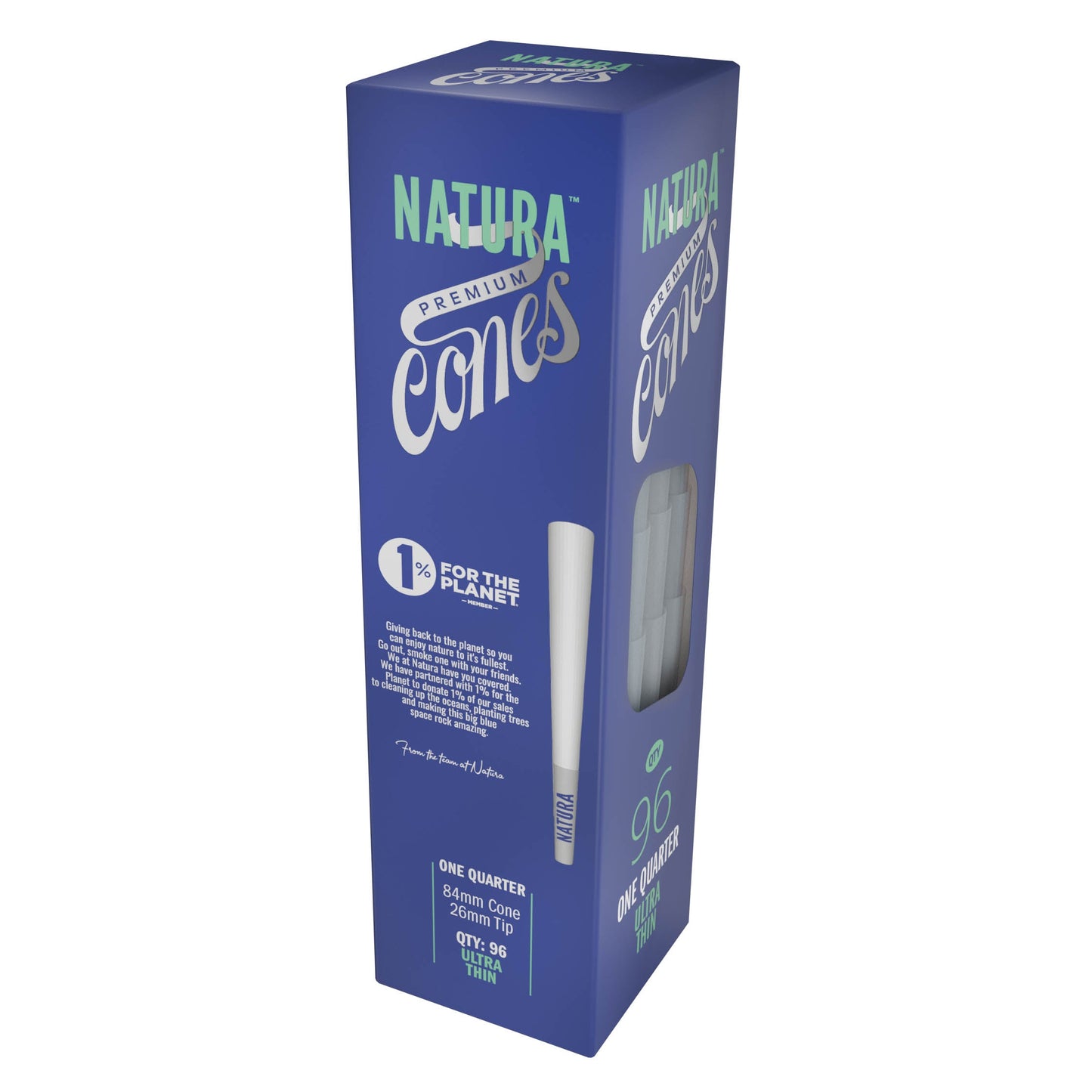 Natura – White Ultra Thin Pre-Rolled Paper Mini Tower_6