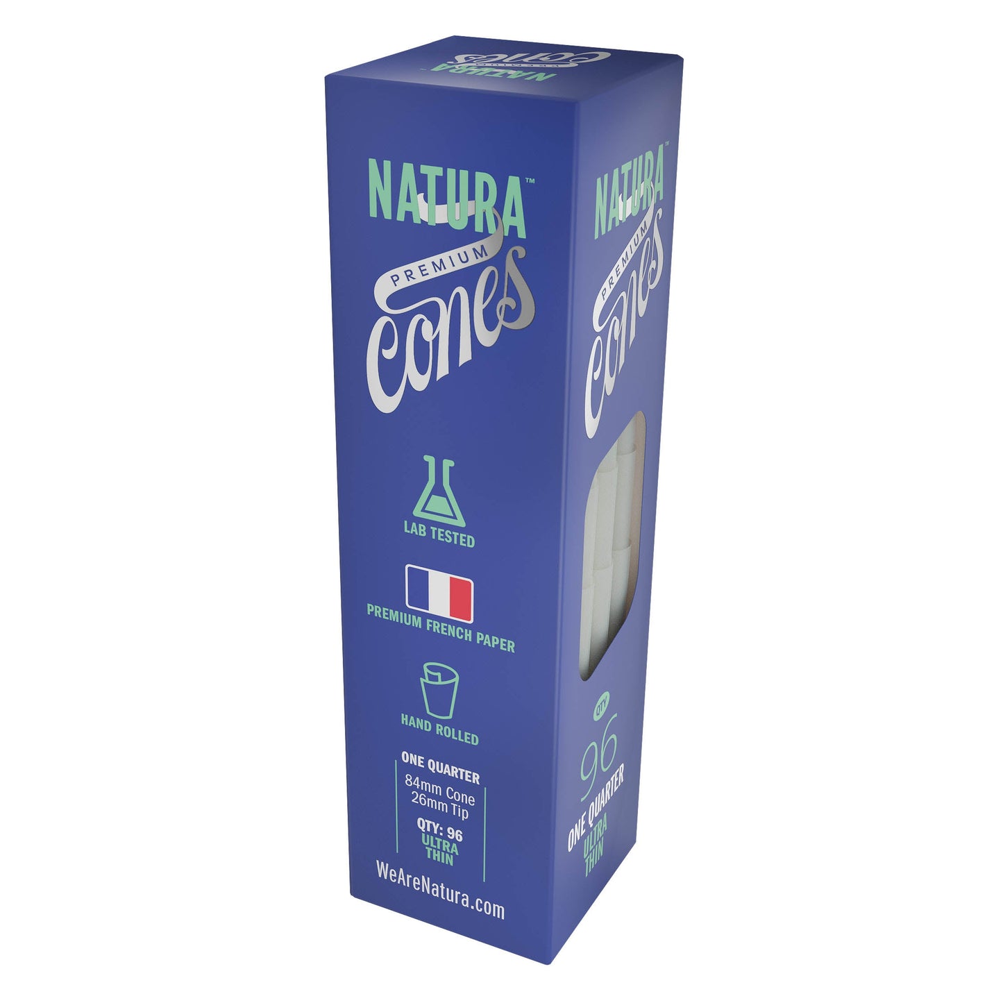 Natura – White Ultra Thin Pre-Rolled Paper Mini Tower_5