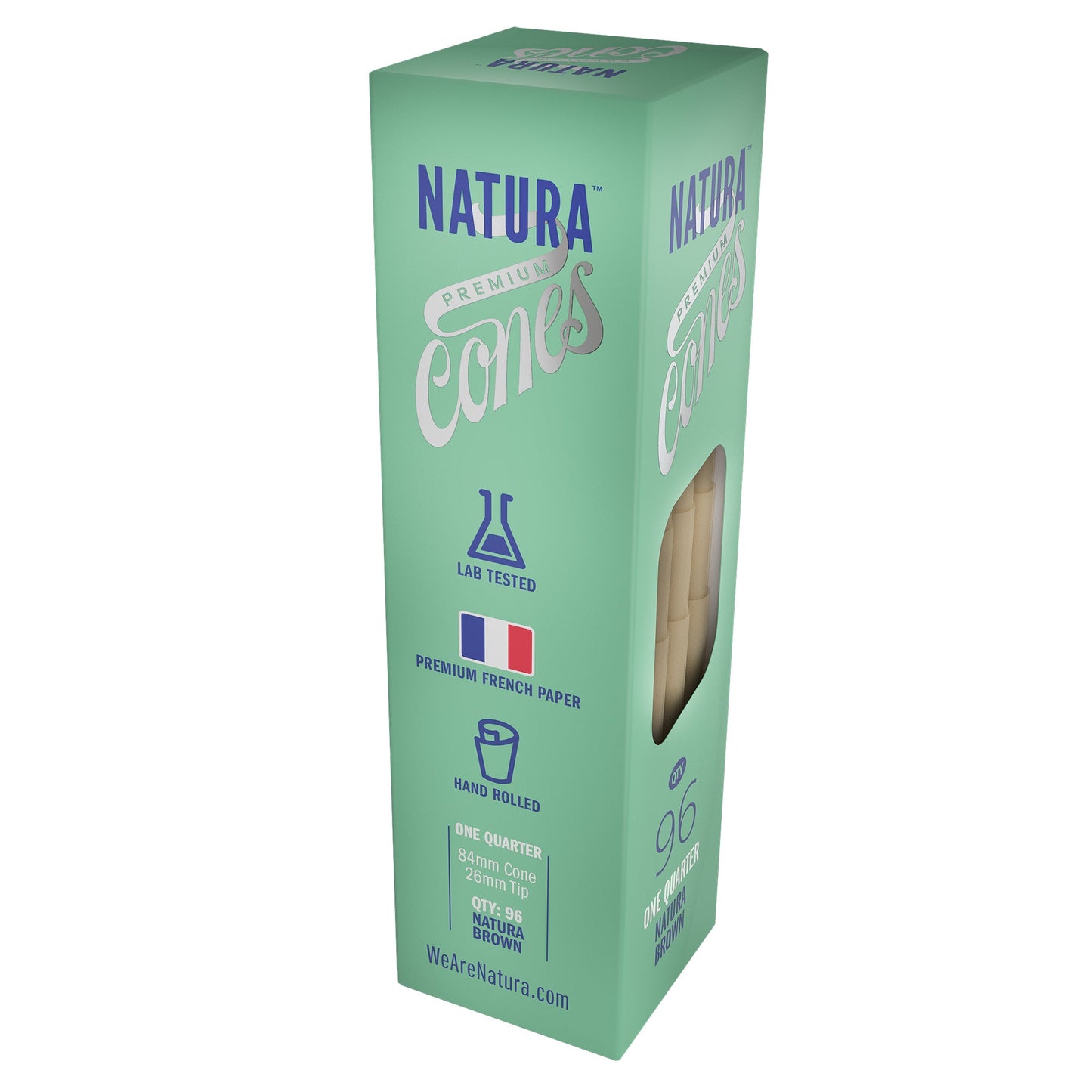 Natura – Unbleached Brown Pre-Rolled Paper Mini Tower_6