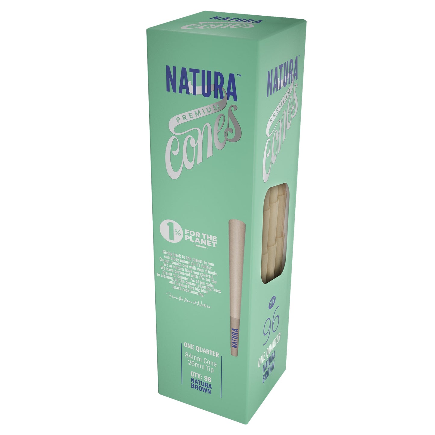 Natura – Unbleached Brown Pre-Rolled Paper Mini Tower_5