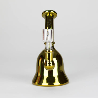 Karma | 6" Metallic Gold Kettle Glass Dab Rig_4