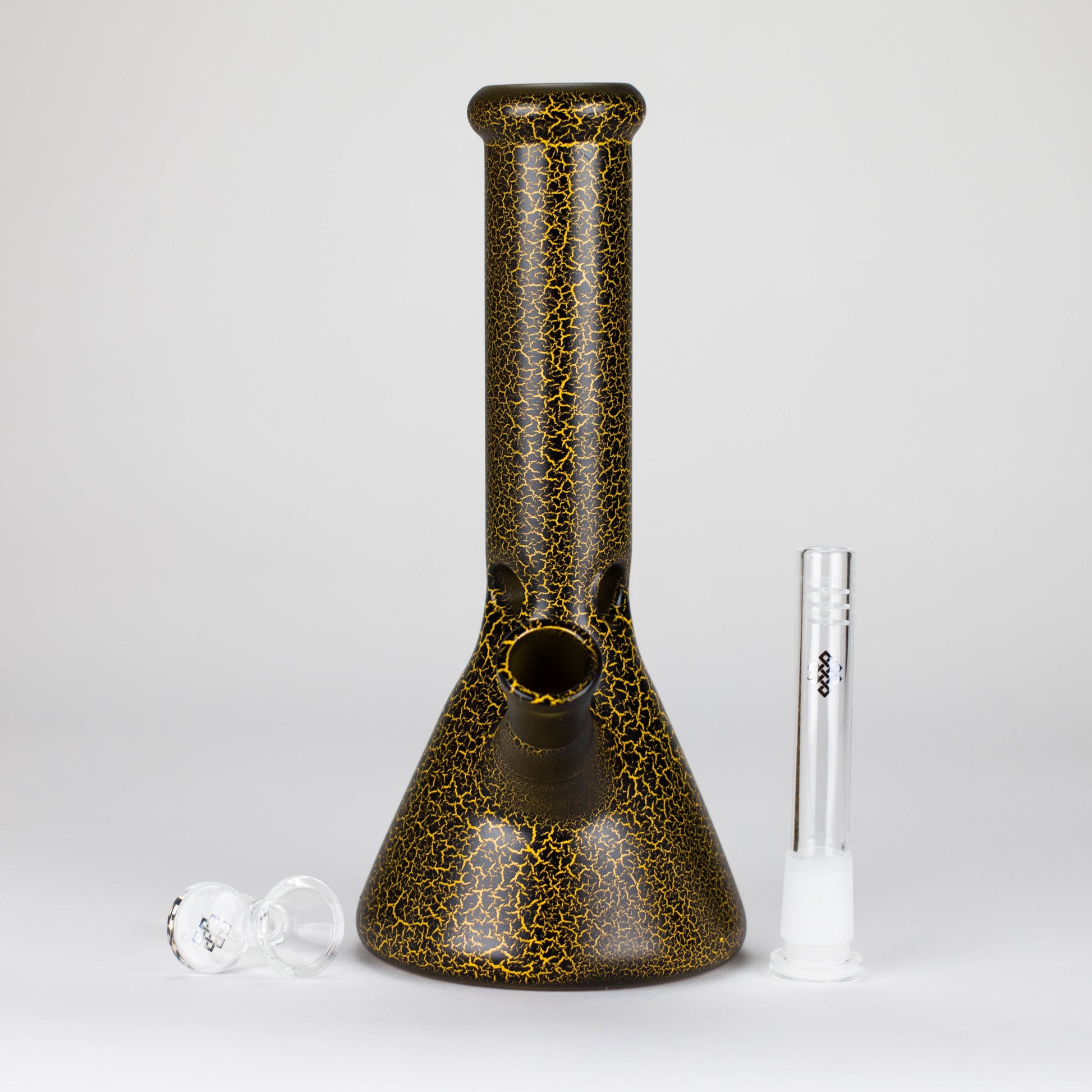Karma | 9" Beaker Lightning Plated Glass Bong_2