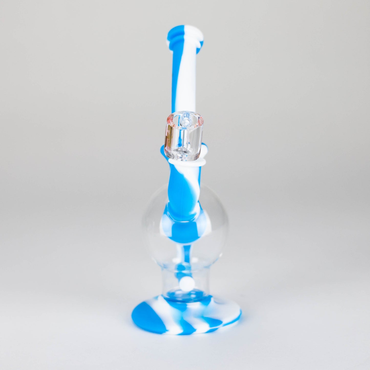 Dabware | Silicone Rig Platinum Global Incycler Rig (Blue/White)_3