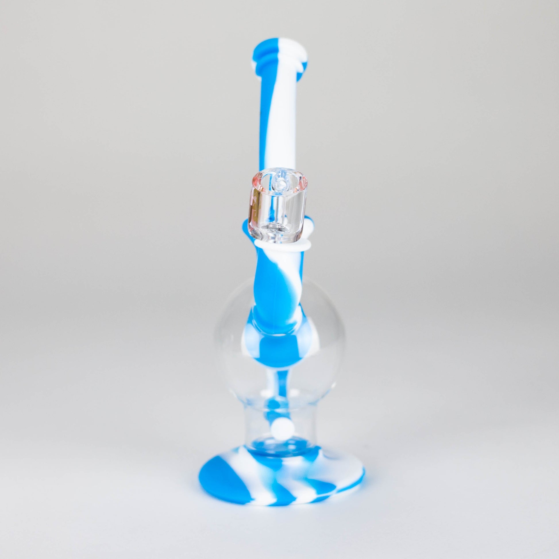 Dabware | Silicone Rig Platinum Global Incycler Rig (Blue/White)_3