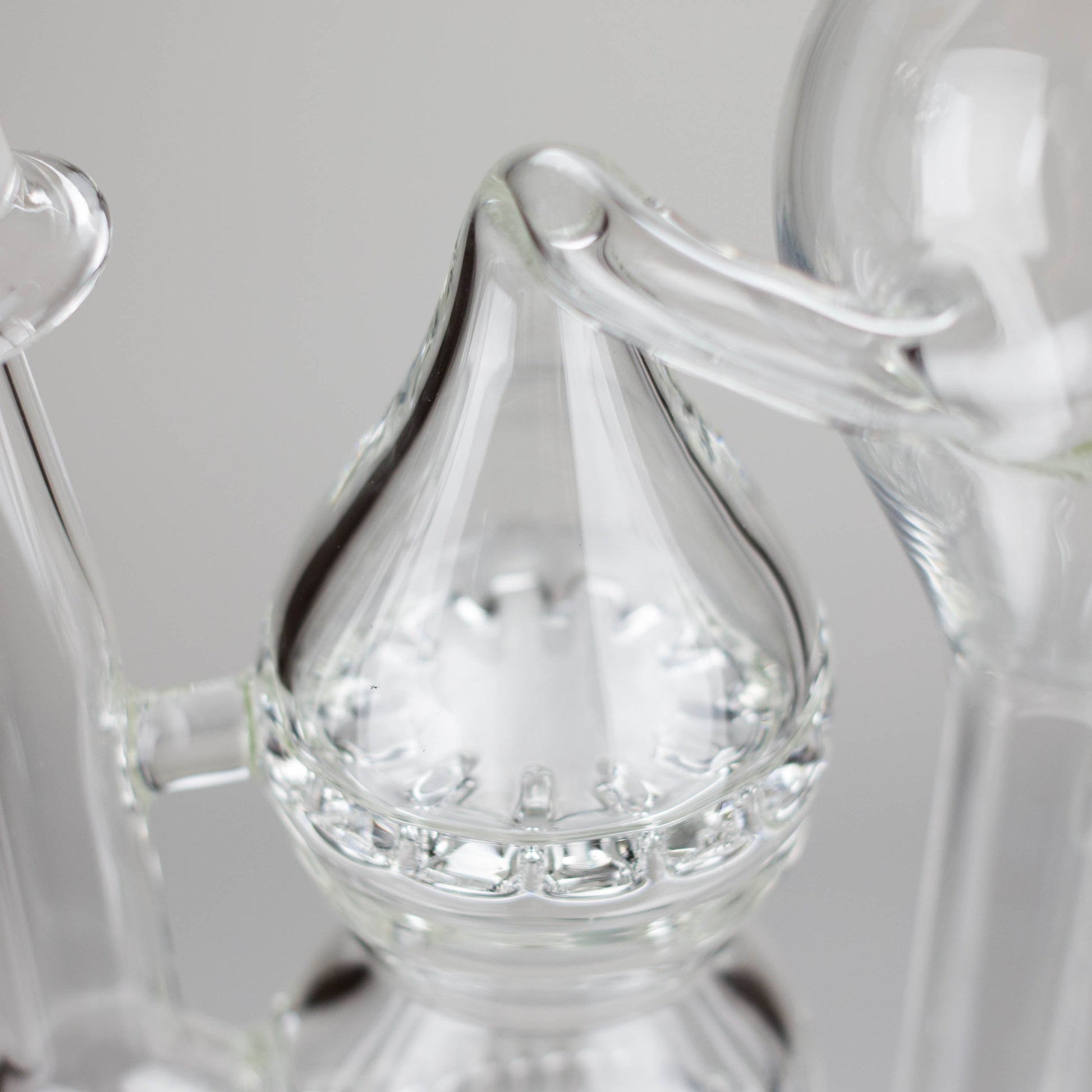 Pure Glass | 12" Infinity Recycler - Flower and Dab_8