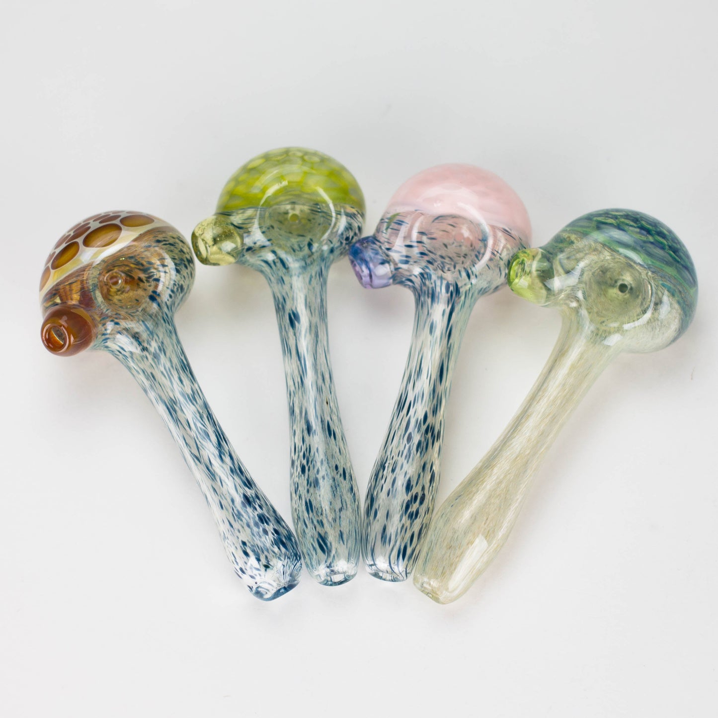 Shine Glassworks | Frit Honeycomb Pipe - Made in Canada