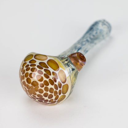 Shine Glassworks | Frit Honeycomb Pipe - Made in Canada