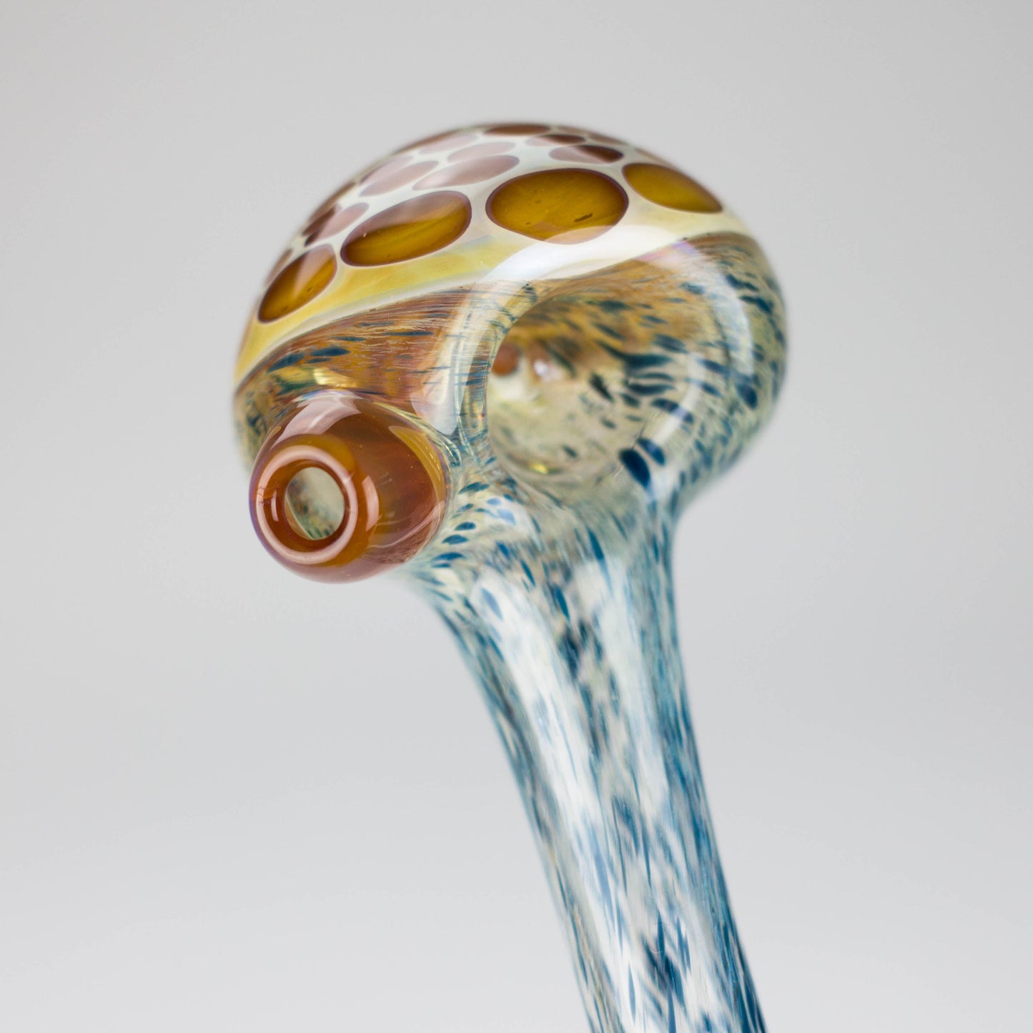 Shine Glassworks | Frit Honeycomb Pipe - Made in Canada