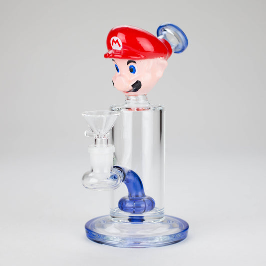 7″ Cartoon Character Glass Bong with water diffuser [C8020]