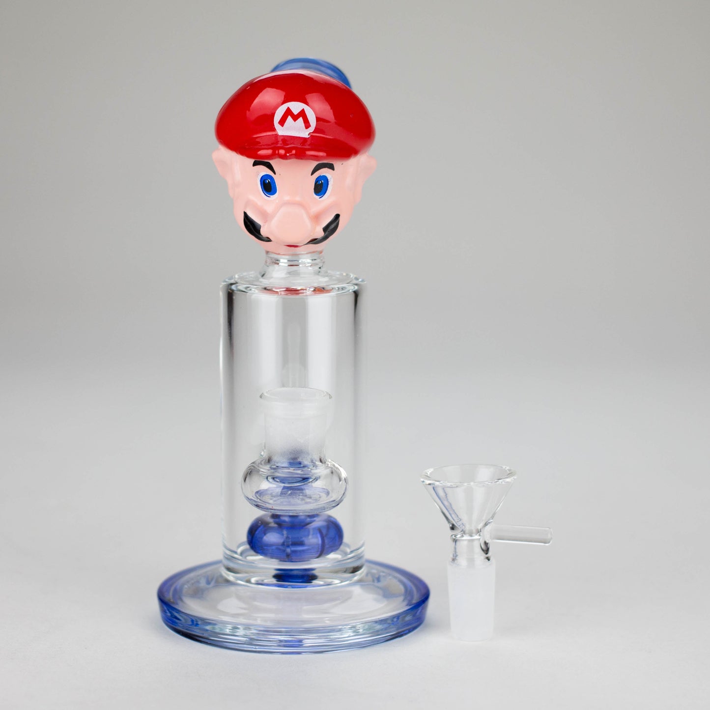 7″ Cartoon Character Glass Bong with water diffuser [C8020]