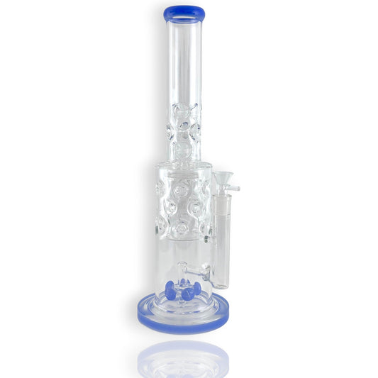 16" Straight Shooter Water Pipe with Screw Percolators