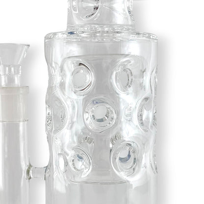 16" Straight Shooter Water Pipe with Screw Percolators