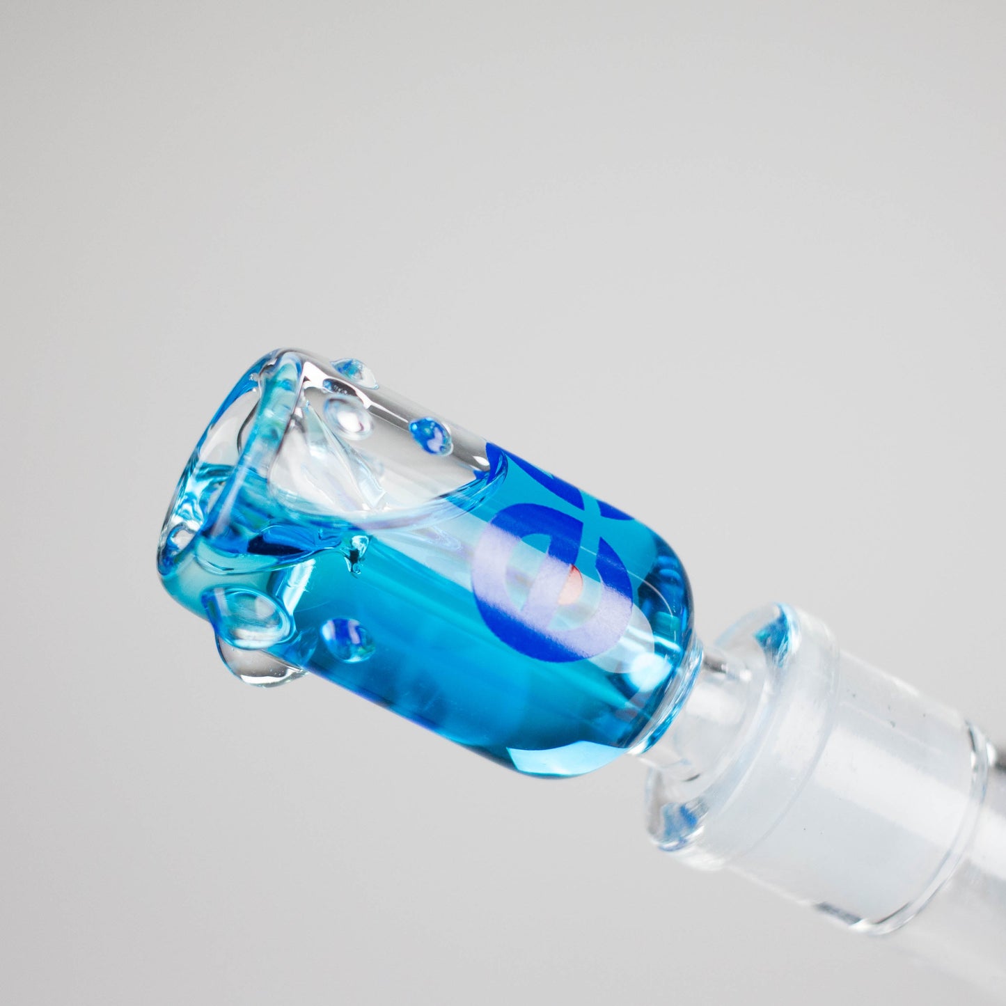 Cheech Glass  | 8" Freezable Barrel Mouth Rig [HR-GY79]