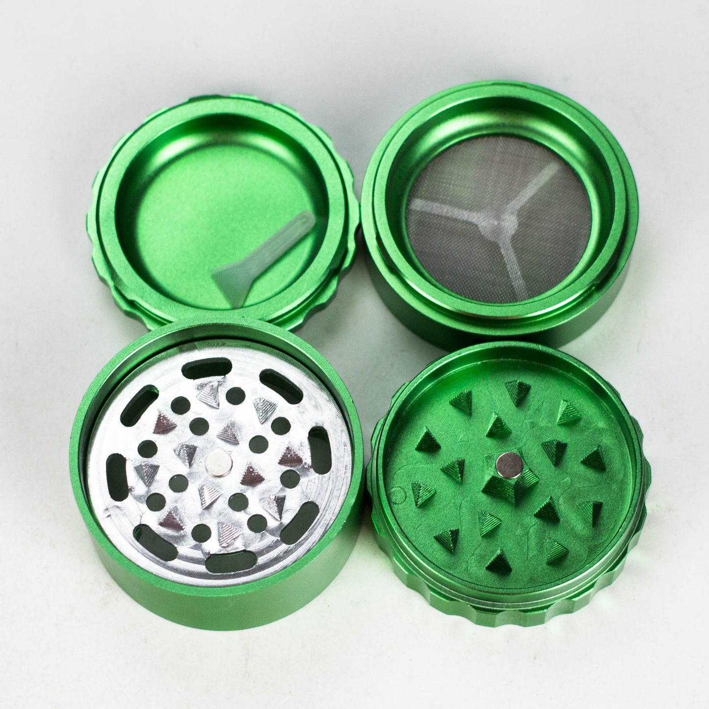 Cheech | 63mm 4-Piece CNC Aluminum Grinder with Removable Screen [GR-7]