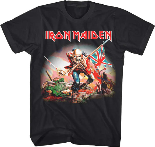 Iron Maiden | "The Trooper" Men's T-Shirt Black - Officially Licensed