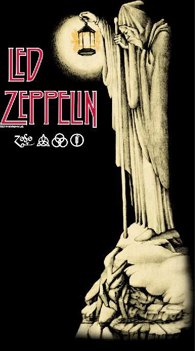 Led Zepplin | "The Hermit" Men's  T-Shirt Black - Officially Licensed