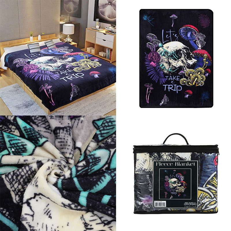 Digital Printed Single layer 1 ply Licensed Fleece Blanket [Combo-A]_1