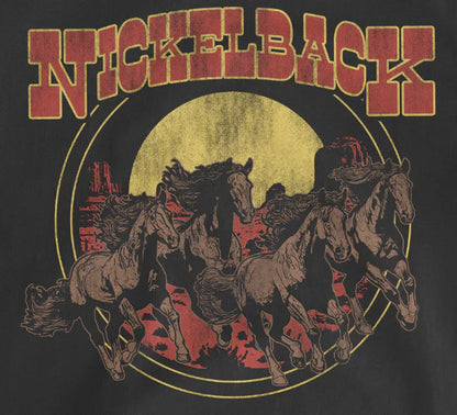 Nickelback | "Wild Horses" Unisex's T-Shirt Black - Officially Licensed