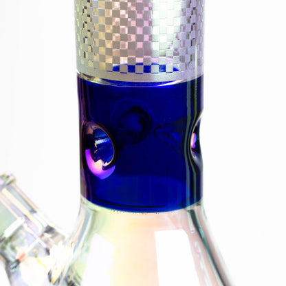13" Genie electroplated glass beaker bong ( F11 )