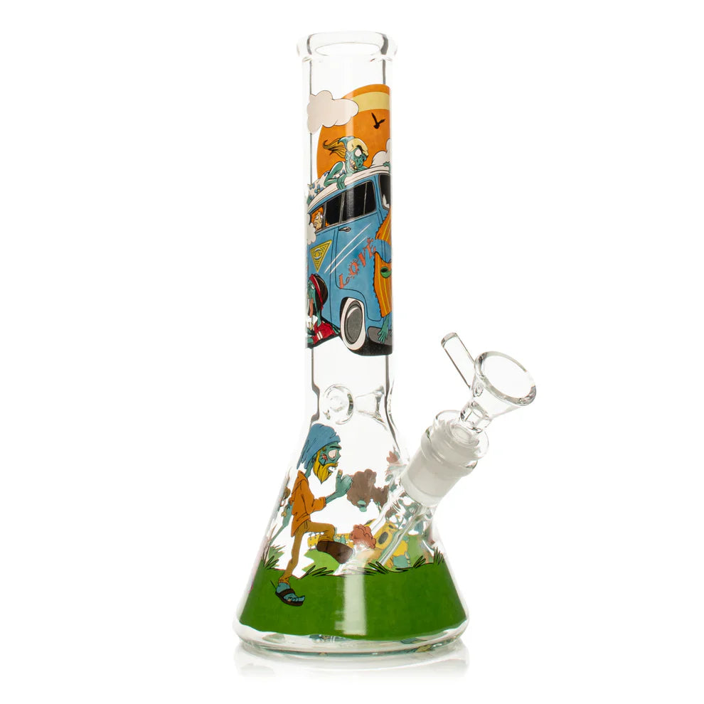 Red Eye Glass® | 10" Bong of the Living Dead Beaker (REG211)