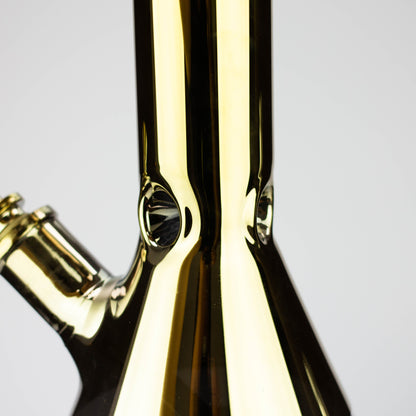 13.5" Infyniti 7 mm metallic classic beaker bong_12
